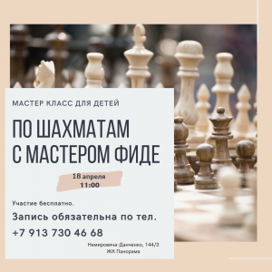 Мастер-класс для начинающих шахматистов