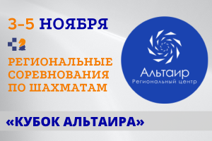 Региональные соревнования по шахматам «Кубок Альтаира», 3–5 ноября 2023 г.