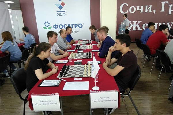 Командный чемпионат России по шахматам: у «Сибири» 6 очков
